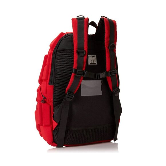 MadPax BLOK Red Large 18” 3D Molded Laptop Backpack main image 5